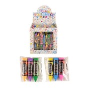 Henbrandt Uitdeelcadeautjes - Gummen - Model: 3-Delige Krijtjes Gum Set in Traktatiebox (84 stuks)