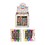 Huismerk Uitdeelcadeautjes - Gummen - Model: 3-Delige Krijtjes Gum Set in Traktatiebox (84 stuks)