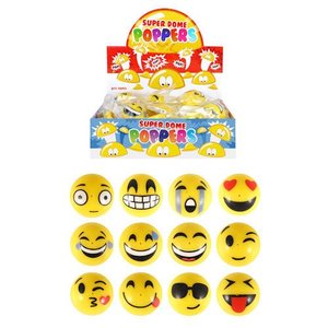 Huismerk Uitdeelcadeautjes - Smiley Ploppers in Display (48 stuks)