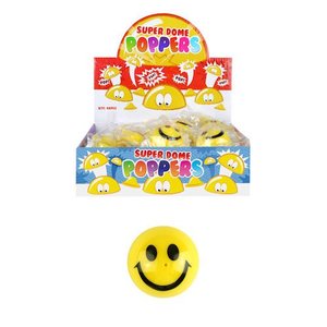 Huismerk Uitdeelcadeautjes - Gezichtjes -Smiley Ploppers in Display (48 stuks)