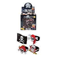 Henbrandt Uitdeelcadeautjes - Kinderringen - Model: Piraten in Traktatiebox (156 stuks)