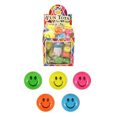 Henbrandt Uitdeelcadeautjes - JO JO'S - Model: Smiley's in Traktatiebox (72 stuks)