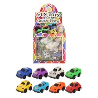 Henbrandt Uitdeelcadeautjes - Pull Back Sport Auto's in Traktatiebox (48 stuks)