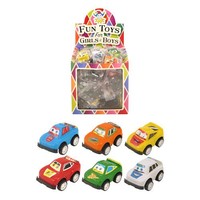 Henbrandt Uitdeelcadeautjes - Pull Back Auto's met Ogen in Traktatiebox (60 stuks)