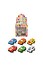 Henbrandt Uitdeelcadeautjes - Pull Back Auto's met Ogen in Traktatiebox (60 stuks)