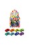 Henbrandt Uitdeelcadeautjes - Gekleurde Pull Back Auto's in Traktatiebox (60 stuks)