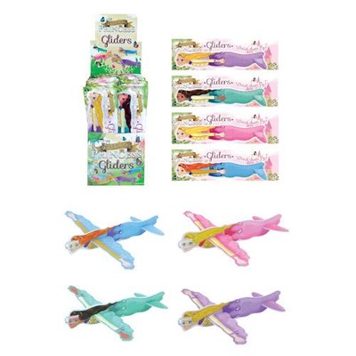 Henbrandt Uitdeelcadeautjes - Fighter Gliders - Model: Princess in Display (48 stuks)