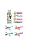 Henbrandt Uitdeelcadeautjes - Fighter Gliders - Model: Princess in Display (48 stuks)