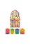 Henbrandt Uitdeelcadeautjes - Mini Smiley Spiralen Ø3.5 Cm in Traktatiebox (60 Stuks)