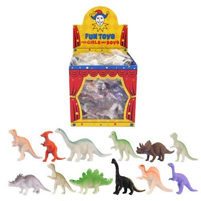 Huismerk Uitdeelcadeautjes - Grabbelton Dinosaurussen in Traktatiebox (84 Stuks)
