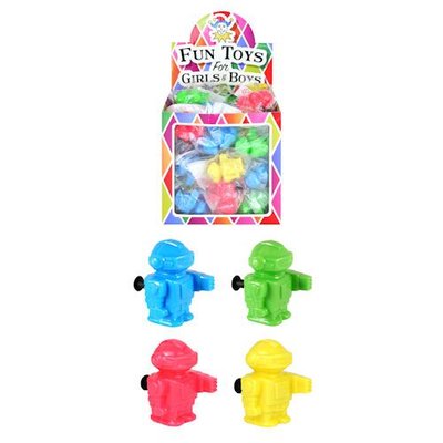 Henbrandt Uitdeelcadeautjes - Grabbelton Robot Waterpistooltjes in Traktatiebox (48 Stuks)