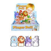 Henbrandt Uitdeelcadeautjes - Vinger Dieren Figuren in Display (72 stuks)