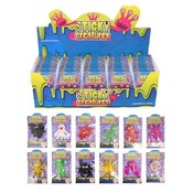 Henbrandt Uitdeelcadeautjes - Plakkerige Enge Figuren in Display (60 stuks)