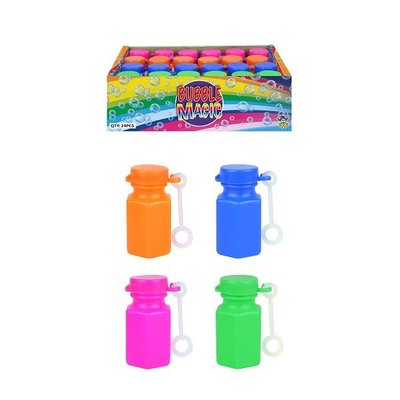 Henbrandt Uitdeelcadeautjes - Grabbelton Mini Bellenblaas, 15ML in Display (24 stuks)