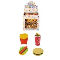Huismerk Uitdeelcadeautjes - Mix Snack / Fast Food Gummen in Traktatiebox (108 stuks)