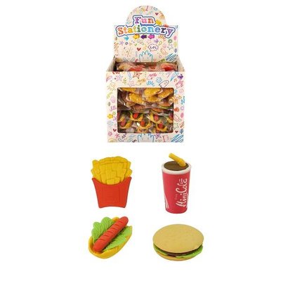 Henbrandt Uitdeelcadeautjes - Mix Snack / Fast Food Gummen in Traktatiebox (108 stuks)