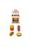 Henbrandt Uitdeelcadeautjes - Mix Snack / Fast Food Gummen in Traktatiebox (108 stuks)