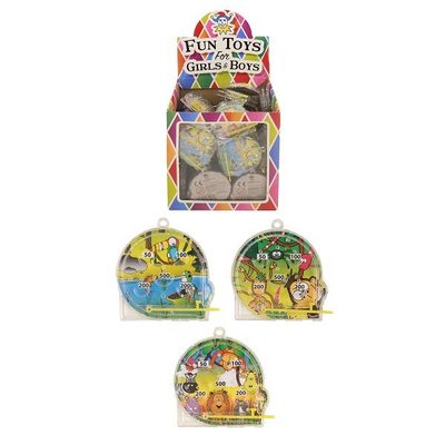 Henbrandt Uitdeelcadeautjes - Flipperspel Model: Jungle Dieren in Traktatiebox (108 stuks)