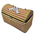 Henbrandt Opblaasbare schatkist / Inflatable Treasure Chest | Drank houder voor Beach Party | Afm. 64 x 46 x 33 cm