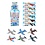 Huismerk 48 STUKS | Uitdeelcadeautjes - Fighter Gliders - Model: Vogels in Display (48 stuks)