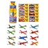 Henbrandt 48 Stuks - Uitdeelcadeautjes - Fighter Gliders vliegtuig - Zweefvliegtuigen - Model: Foam Vliegtuigen in Display