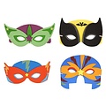 Huismerk 24 STUKS | Mix Superhelden Maskers van Foam | Traktatie / Uitdeelcadeautjes | Mix Kleuren Superhelden Feest Maskers | Jongens  (24 stuks)
