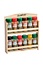 Kesper FSC Grenen Houten 2 Laags Kruiden Wandrek, voor het opbergen van 12 Kruiden | Kruidenrek 2 Laags | Spice Rack | Kruiden Organizer | Specerijen opbergen | Afm. 28 x 6 x 17.5 Cm.