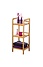 Kesper Badkamerkast FSC Bamboe met 3 Planken | Open opbergkast met 3 planken | Badkamer Opberg Rek | Kast meubel | Stellingkast | Afm. 70 x 30 x 30 Cm. | Kleur: Bamboe