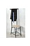 Kesper Dressboy | Dress boy | Vrijstaande kledingstandaard | Materiaal: verchroomd metaal en decor eiken hout | Afmetingen: 120 x 40 x 40 Cm. | Kledingstandaard voor bijvoorbeeld jas en overhemd