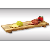 Kesper FSC Acacia Houten Grote Snijplank met voet | Snij plank | Eten presenteren |  Afm. 53 x 19 x 4  cm