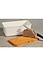 Kesper Melamine Broodtrommel met Bamboe Snijplank | Brood Bewaar doos met hoge kwaliteit Bamboe snij plank | Met Bamboe Deksel, te gebruiken als brood snijplank | Afm. 34 x 18 x 14 Cm. | Kleur Brood trommel: WIT