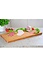 Kesper Groot FSC® Bamboe Buffet- / Serveerblad / Snijplank met verzonken handgrepen | Dienblad voor presentatie van eten |  Afm. 57 x 27 x 2,8 Cm. | Kleur: Bamboe