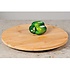 Kesper FSC® Houten Bamboe Draaiplaat / Draaiplateau | Diameter 35 Cm. | Roterende / Draaibare Plaat | Roterende serveerbord | Draaiende plank voor Kaas, Taart of andere Hapjes | Afm. 35 x 35 x 3 Cm.