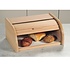 Kesper FSC® Beukenhouten Broodtrommel met Rolluik | Brood Trommel van beuken hout | Brooddoos rolluik | Broodkast | Brood trommel / kast | Afm. 39 x 18 x 25 Cm.