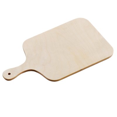 Kesper FSC®  Houten Pizzaschep met Handgreep | Pizzaspatel | Broodschep | Pizza schep vierkant | Afm. 38 x 32 x 0,8 Cm.