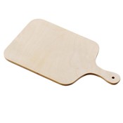 Kesper FSC®  Houten Pizzaschep met Handgreep | Pizzaspatel | Broodschep | Pizza schep vierkant | Afm. 26 x 20 x 0,8 Cm.