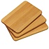 Kesper 3 STUKS FSC® Beuken Houten Ontbijtborden / Snijplanken SET | Ontbijtplankje / Serveerplank | Snij Planken Set | Afm. 23 x 15 x 1 Cm. |  SET van 3 STUKS