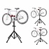 Songmics | Sterke Verstelbare Fiets Montagestandaard | Montage Stang voor uw Fiets, Mountainbike of Racefiets | Verstelbare Reparatie Montage Standaard | Montage Standaard Inklapbaar | In hoogte verstelbaar van 114 tot 195 Cm | Kleur: Zwart