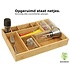 Decopatent Bamboe bestekbak voor keukenla – Bestek organizer van hoogwaardig bamboe hout – Bestekcassette van Decopatent