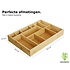 Decopatent Bamboe bestekbak voor keukenla – Bestek organizer van hoogwaardig bamboe hout – Bestekcassette van Decopatent