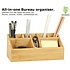 Decopatent Pennenbakje van bamboe hout – Professionele kwaliteit – Bakje voor pennen, potloden en scharen – Bureau organizer met pennenhouder - Decopatent