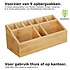 Decopatent Pennenbakje van bamboe hout – Professionele kwaliteit – Bakje voor pennen, potloden en scharen – Bureau organizer met pennenhouder - Decopatent