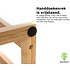 Decopatent Vrijstaand handdoekenrek voor badkamer – Staand handdoekrek van bamboe hout – Handdoek droogrek met 3 armen  - Handdoekrek - Decopatent