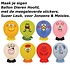 Henbrandt 24 STUKS MIX Dieren Ballon Hoofden | Maak je eigen Dieren Ballon Hoofd | Uitdeelcadeautjes / Traktatie voor Jongens en Meisjes