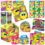Henbrandt 10 STUKS | KANT-EN-KLARE Gevulde SMILEY Traktatiedozen INCLUSIEF Uitdeel Kado's. Bestaande uit: Uitdeelbox, Krijtjes, Notitieblok, Flipperspel, Puzzel, Stickervel en Bellenblaas | Jongens & Meisjes | Tractatiedozen voor Verjaardagen en Kinderfeestjes