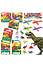 Decopatent 40 STUKS | Dinosaurus Traktatie / Uitdeel Kado's, bestaande uit: 10x Dinosaurus Uitdeelzakjes, 10x Dinosaurus Puzzel, 10x Dino Foam Vliegtuigen en 10x Dino figuur | Dino Uitdeelzakjes met cadeautjes voor 10 Kinderen