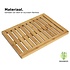 Decopatent Grote bamboe badmat voor douche of bad - Houten douchemat / badkamermat / saunamat - Decopatent®