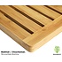 Decopatent Grote bamboe badmat voor douche of bad - Houten douchemat / badkamermat / saunamat - Decopatent®