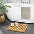 Decopatent Grote bamboe badmat voor douche of bad - Houten douchemat / badkamermat / saunamat - Decopatent®