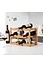 Decopatent Wijnrek van bamboe hout voor 12 flessen wijn - Design wijnflessenrek / flessenrek met 3 lagen - Decopatent®
